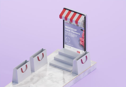 Free Creative Business Assortment With Smartphone Mock-Up Psd