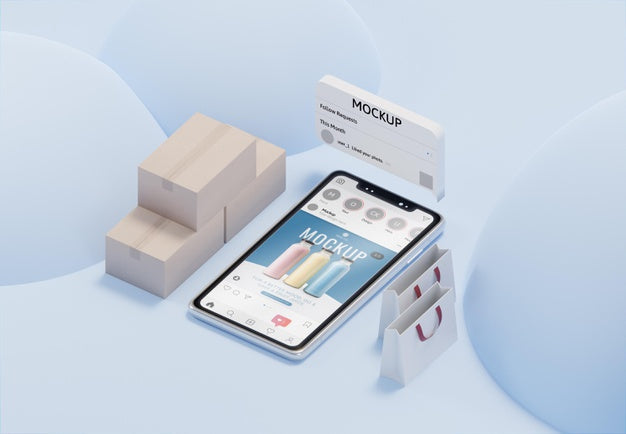 Free Creative Business Assortment With Smartphone Mock-Up Psd