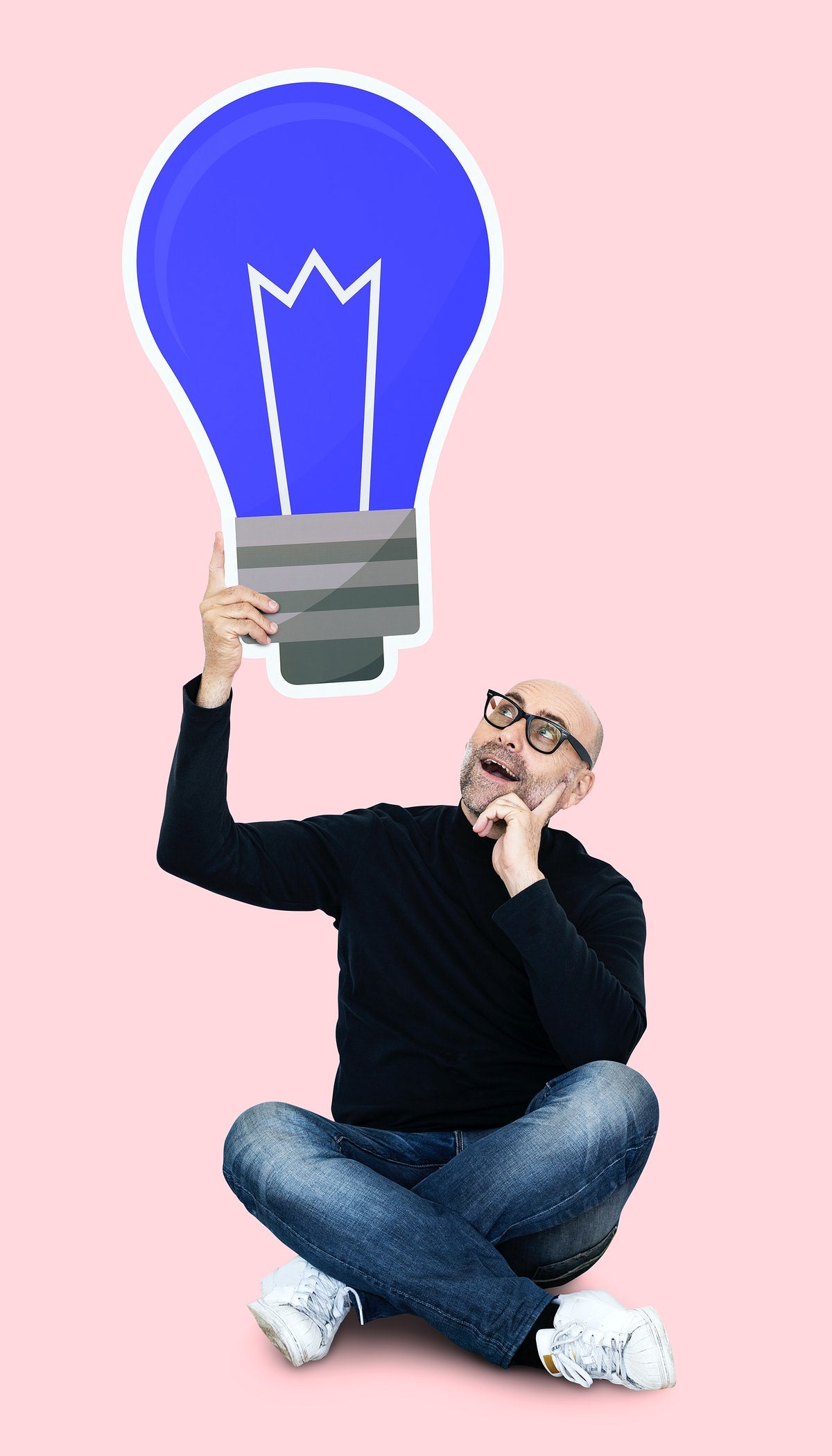 Free Creative Designer Thinking Up New Ideas