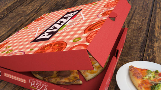 Free Creative Pizza Box Mockup Psd