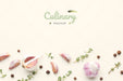 Free Culinary Garlic Mock-Up With Herbs Psd
