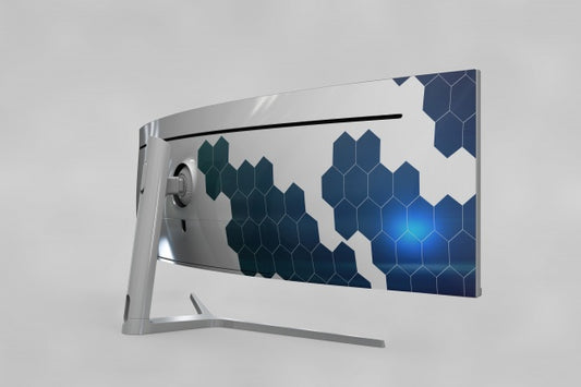Free Curved Tv Mockup Psd