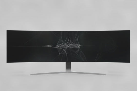 Free Curved Tv Mockup Psd