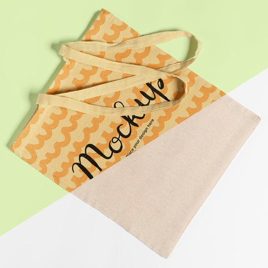 Free Cute Bag Concrpt Mock-Up Psd