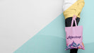 Free Cute Bag Concrpt Mock-Up Psd