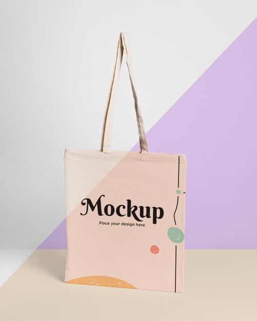 Free Cute Bag Concrpt Mock-Up Psd