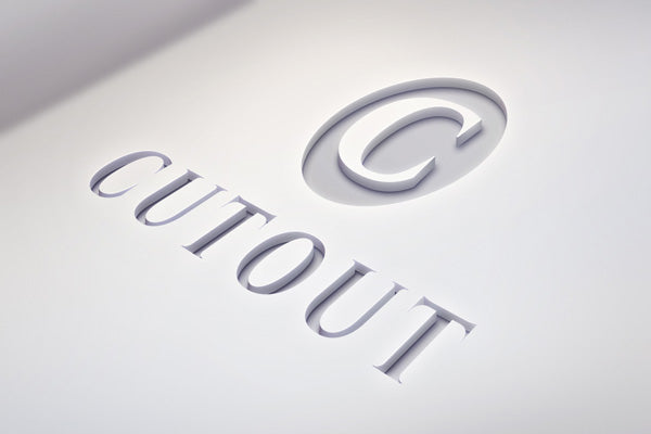 Free Cutout Logo Mockup