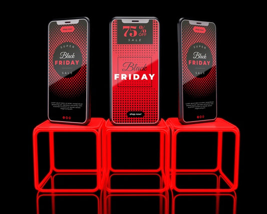 Free Cyber Advertising On Black Friday Day Psd