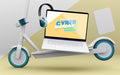 Free Cyber Monday Laptop Sale Mock-Up With Composition Of Devices Psd