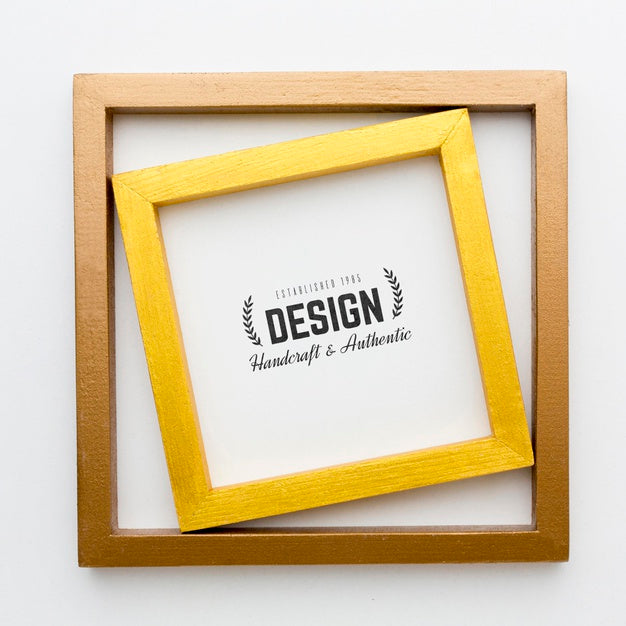 Free Decorative Frame Concept Mock-Up Psd