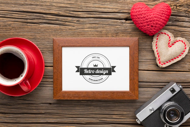 Free Decorative Frame Concept Mock-Up Psd