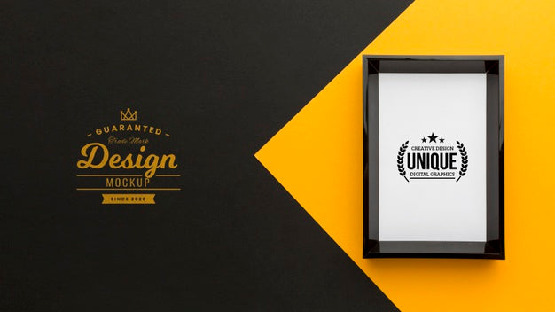 Free Decorative Frame Concept Mock-Up Psd