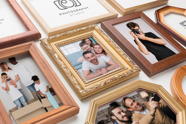Free Decorative Frame Concept Mock-Up Psd