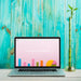 Free Decorative Laptop Mockup Psd