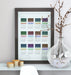 Free Decorative Mock Up Framed Calendar Psd
