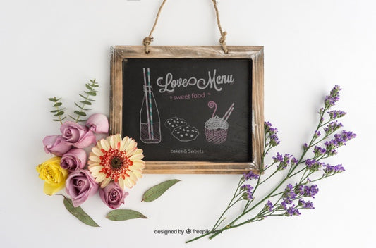 Free Decorative Sign Mockup Design Psd