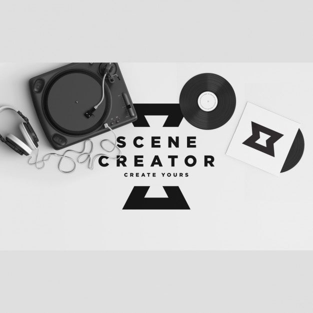 Free Deejay Workplace Mock Up Psd