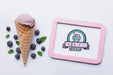 Free Delicious Ice Cream Concept Mock-Up Psd