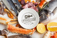 Free Delicious Sea Food Assortment With Plate Mock-Up Psd