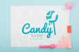 Free Delicious Sweets Concept Mock-Up Psd