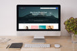 Free Desk Imac Mockup Scene Set