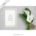 Free Desktop With A Paper Mockup And Flower For Your Work Psd