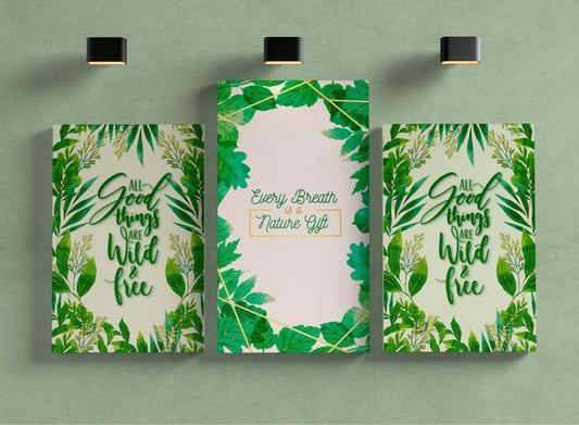 Free Different Frames Mock-Up On Wall Psd