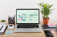 Free Digital Marketing Mockup With Laptop Psd