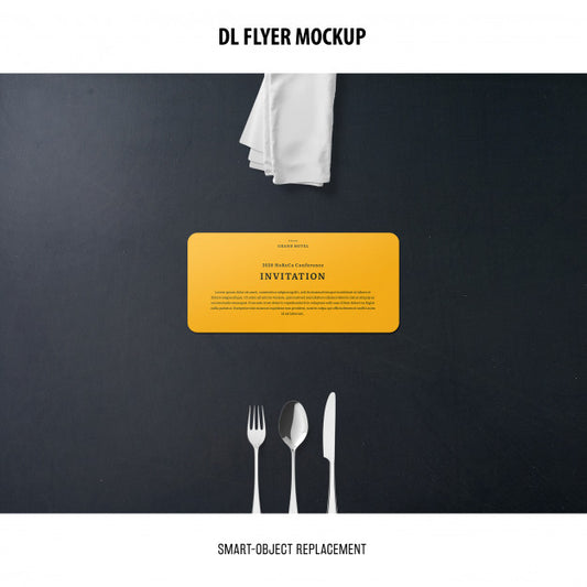 Free Dl Flyer Mockup Psd