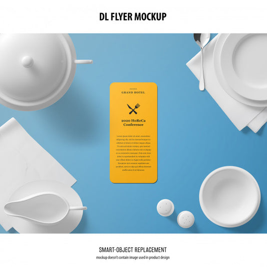 Free Dl Flyer Mockup Psd
