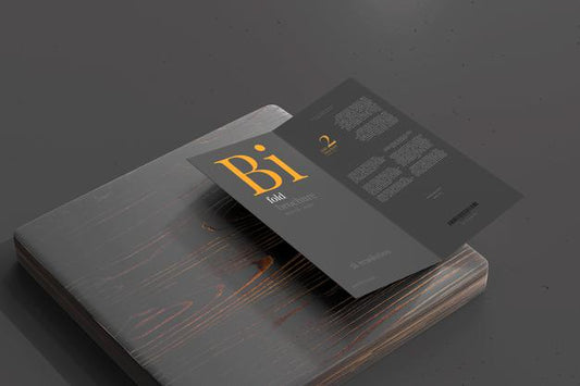 Free Dl Size Bifold Brochure Mockup Psd