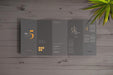 Free Dl Size Five Fold Brochure Mockup Psd
