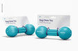 Free Dog Barbell Chew Toys Packaging Mockup Psd