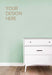 Free Drawer Against Wall Mockup Psd