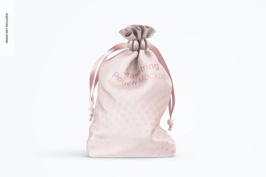 Free Drawstring Pouch Mockup Psd