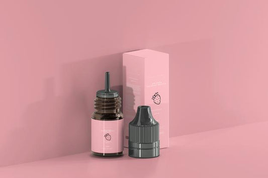 Free Dropper Bottle And Box Mockup Psd
