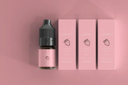 Free Dropper Bottle And Box Mockup Psd