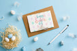 Free Easter Greeting Card With Envelope Psd