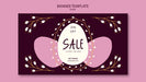 Free Easter Weekend Sales Banner Template Psd