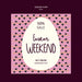 Free Easter Weekend Sales Square Flyer Psd