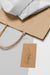 Free Eco-Friendly Price Tag And Paper Bag With Formal Shirt Mock-Up Psd