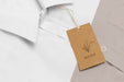Free Eco-Friendly Price Tag On Formal Shirt Mock-Up Psd
