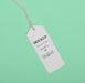 Free Eco Tag On Green Background Flat Lay Psd