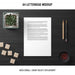 Free Elegant A4 Letterhead Mockup Psd