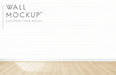 Free Empty Room With A White Wall Mockup Psd