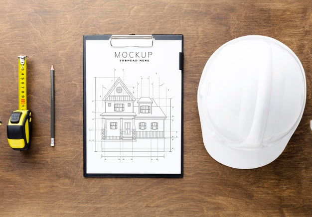 Free Engineering Tools With Clipboard Mock-Up Psd