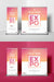 Free Exhibition Banner Stand With Roll-Up Mockup