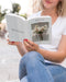 Free Female On Street Reading Book Psd