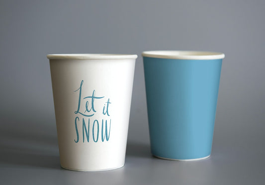 Free Festive Paper Cup Design Mockup