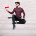 Free Fitness Mockup With Man On Stairs Psd